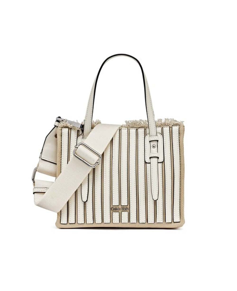 Calvin Klein Modern Essentials Pieced Canvas Mini Tote (MSRP $148)